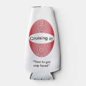 "Ship Faced" Koozie Fles Cooler (Voorkant)