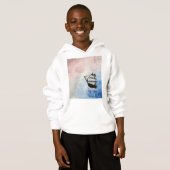 Ship in the Clouds Mystery Borders Zee Ocean Waves (Voorkant volledig)