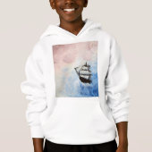 Ship in the Clouds Mystery Borders Zee Ocean Waves (Voorkant)