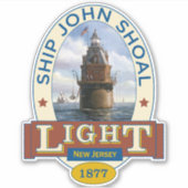 Ship John Lighthouse Sticker (Voorkant)