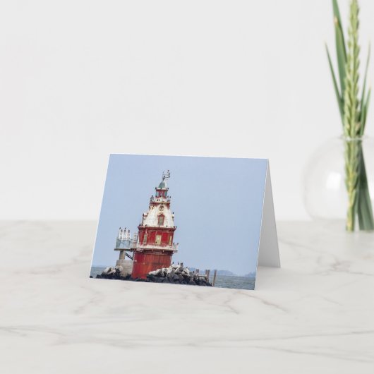 Ship John Shoal Lighthouse Kaart (Voorkant)