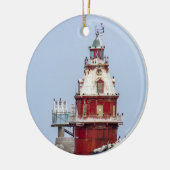 Ship John Shoal Lighthouse Keramisch Ornament (Links)