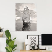 Ship Joseph Conrad Poster (Thuiskantoor)