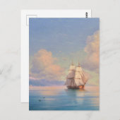 Ship off the coast - Ivan Aivazovsky Briefkaart (Voorkant / Achterkant)
