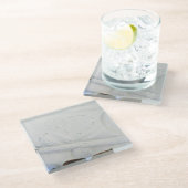 Ship Room in Hotel de Glace, Quebec, Canada Glazen Onderzetter (Schuin)