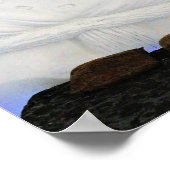 Ship Room in Hotel de Glace, Quebec, Canada Poster (Hoek)