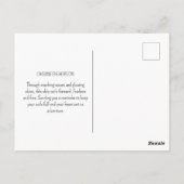 Ship Sailing Ocean Waves Sunset Nautical Sea Briefkaart (Achterkant)