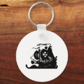 Ship Silhouette Sleutelhanger (Voorkant)