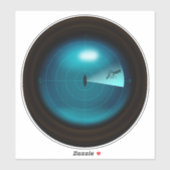 Ship Sonar Display Scherm Steampunk Reuzeninktvis Sticker (Vel)