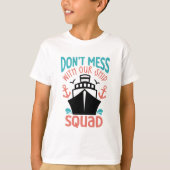 Ship Squad Cruiseschip Familie Vakantie T-shirt (Voorkant)