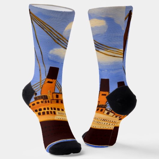 Ship Titanic socks  Sokken (Gebogen)