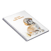 Ship Tzu Dog Pet Health Record notebook Notitieboek (Rechterzijde)
