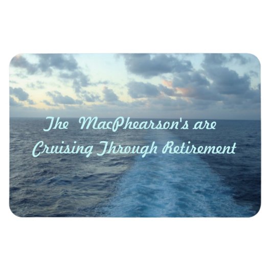 Ship Wake HAT Aangepaste Magnet Magneet (Horizontaal)