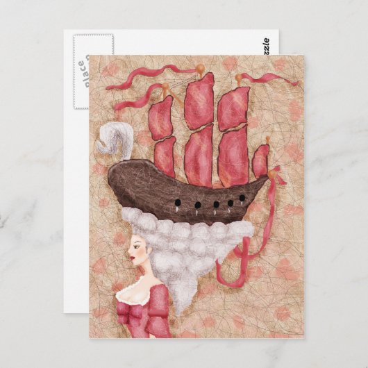 Ship Wig Briefkaart (Voorkant / Achterkant)