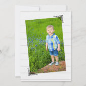 Shiplap Nativity Christmas Holiday Afbeelding Kaar Kaart (Achterkant)