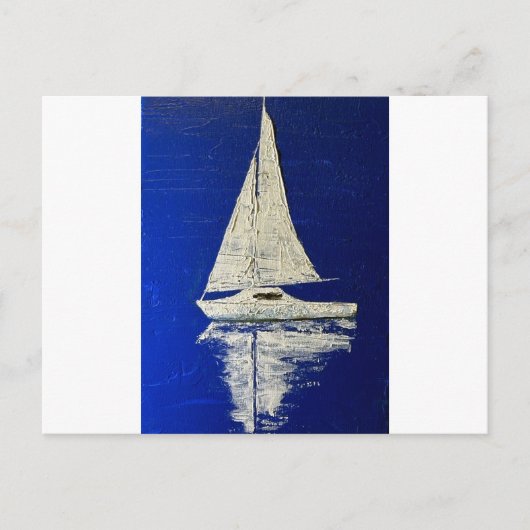 Shipmate senior zeilboot. briefkaart (Voorkant)