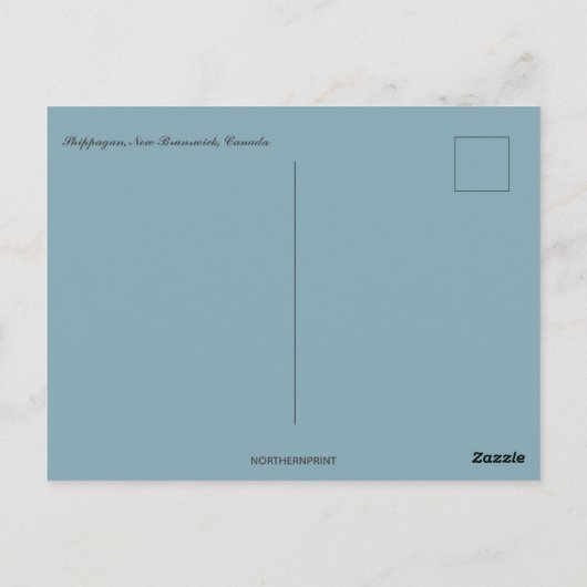 Shippagan New Brunswick Canada Briefkaart (Achterkant)