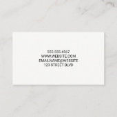 Shipping Air Boat Trucking Freight  Visitekaartje (Achterkant)