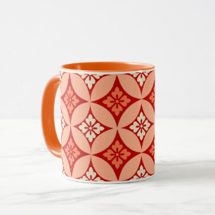 Shippo met ventilatormotif, Mandarijns Oranje Mok