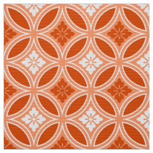 Shippo met ventilatormotif, Mandarijns Oranje Stof