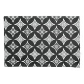 Shippo met ventilatormotif, zwart, wit en grijs kussensloop (Voorkant)