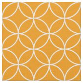 Shippo Orange-witte motief Stof (Close Up)