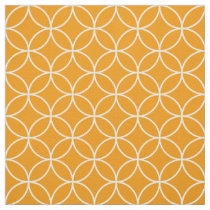Shippo Orange-witte motief Stof
