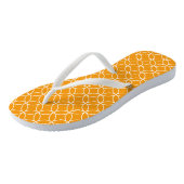 Shippo Orange-witte motief Teenslippers (Schuin)
