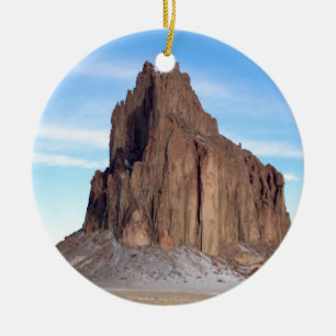 Shiprock Mountain, New Mexico Keramisch Ornament