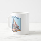 Shiprock Mountain New Mexico Koffiemok (Voorkant links)
