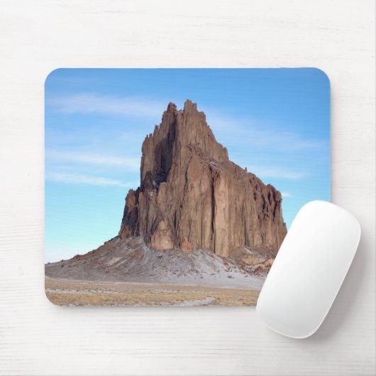Shiprock Mountain, New Mexico Muismat (Met muis)