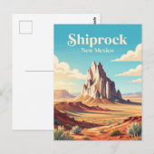 Shiprock, New Mexico Briefkaart (Voorkant / Achterkant)