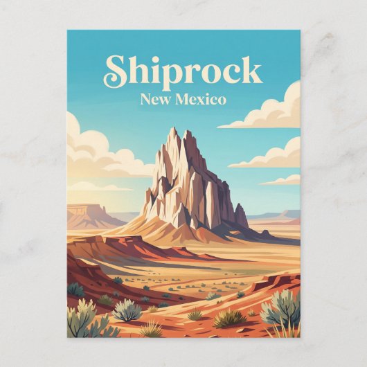 Shiprock, New Mexico Briefkaart (Voorkant)