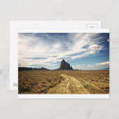Shiprock New Mexico Mountain - zuidwestlandschap Briefkaart (Voorkant / Achterkant)