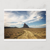 Shiprock New Mexico Mountain - zuidwestlandschap Briefkaart (Voorkant)