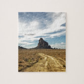 Shiprock New Mexico Mountain - zuidwestlandschap Legpuzzel (Verticaal)