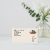 Shiprock ~ Tsé Bit' A'í ~ Visitekaartje (Staand voorkant)