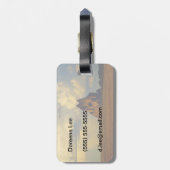 Shiprock vs. Thunderhead Bagagelabel (Achterkant verticaal)