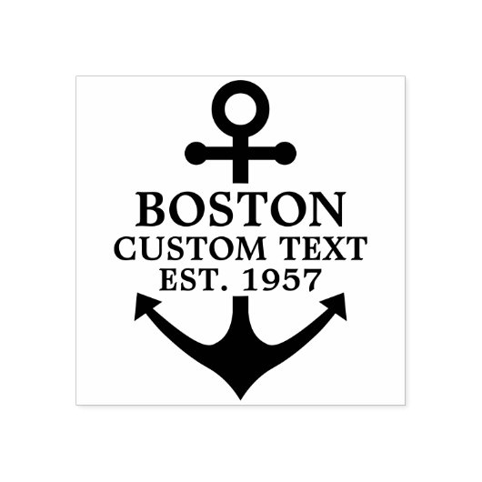 Ships Anchor Marina, Vissende rederij Rubberstempel (Afrduk)