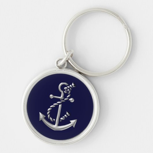 Ship's Anchor Nautical Marine-Theme Gift Sleutelha Sleutelhanger (Voorkant)