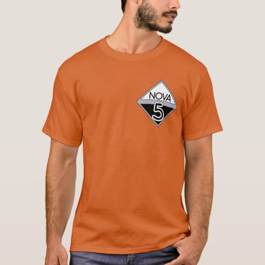 Ship's Crew / Nova 5 - Klassiek ruimteschip T-shir T-shirt (Voorkant)
