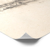 Ships in Zee Landscape Print,  schets Poster (Hoek)