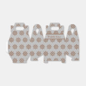 Ship's Wheel nautisch zijn partij gunst dank u Bedankdoosjes (Uitgevouwen)