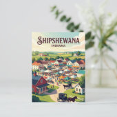Shipshewana USA Briefkaart (Staand voorkant)