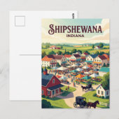 Shipshewana USA Briefkaart (Voorkant / Achterkant)