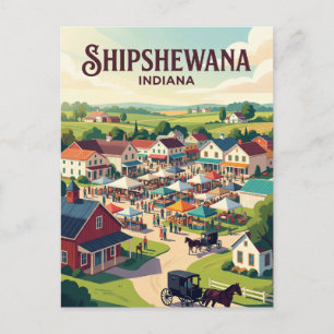 Shipshewana USA Briefkaart