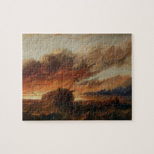 Shipwreck, c.1850 (olie op canvas) legpuzzel (Horizontaal)