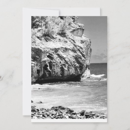 Shipwreck Cliff, Kauai Blank-kaart Bedankkaart (Voorkant)