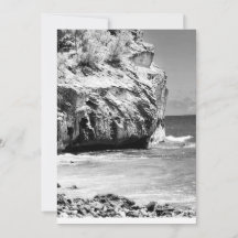 Shipwreck Cliff, Kauai Blank-kaart