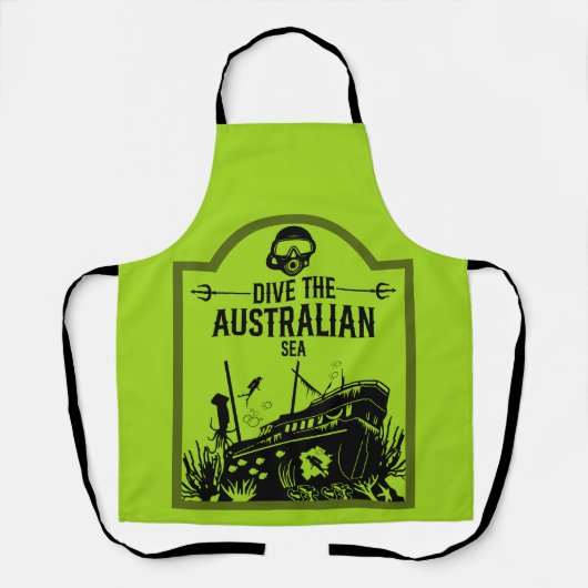 Shipwreck Diving Australië Schort (Voorkant)